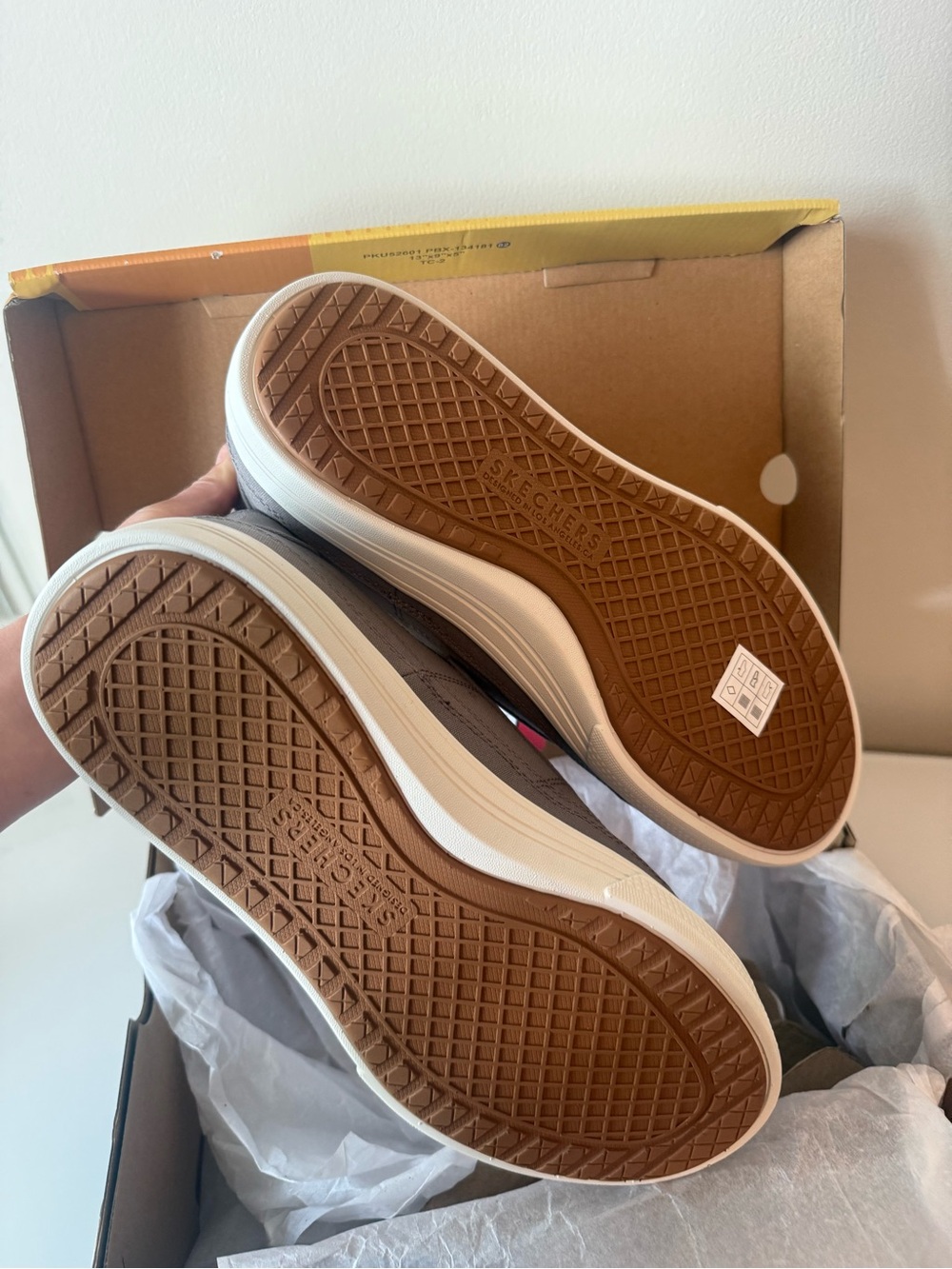 Skechers NEW Slip-ins Gray Lace-Up Sneakers - Picture 3 of 8